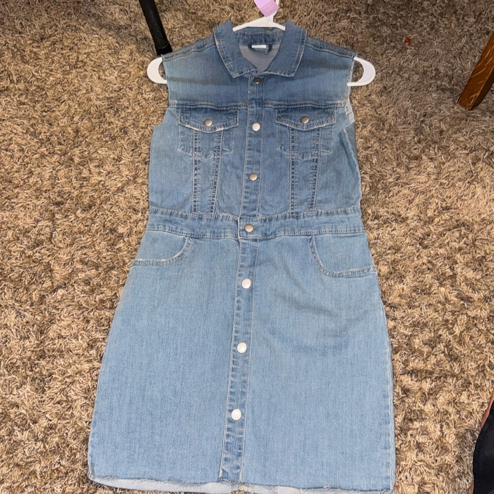 Girls Denim Dress